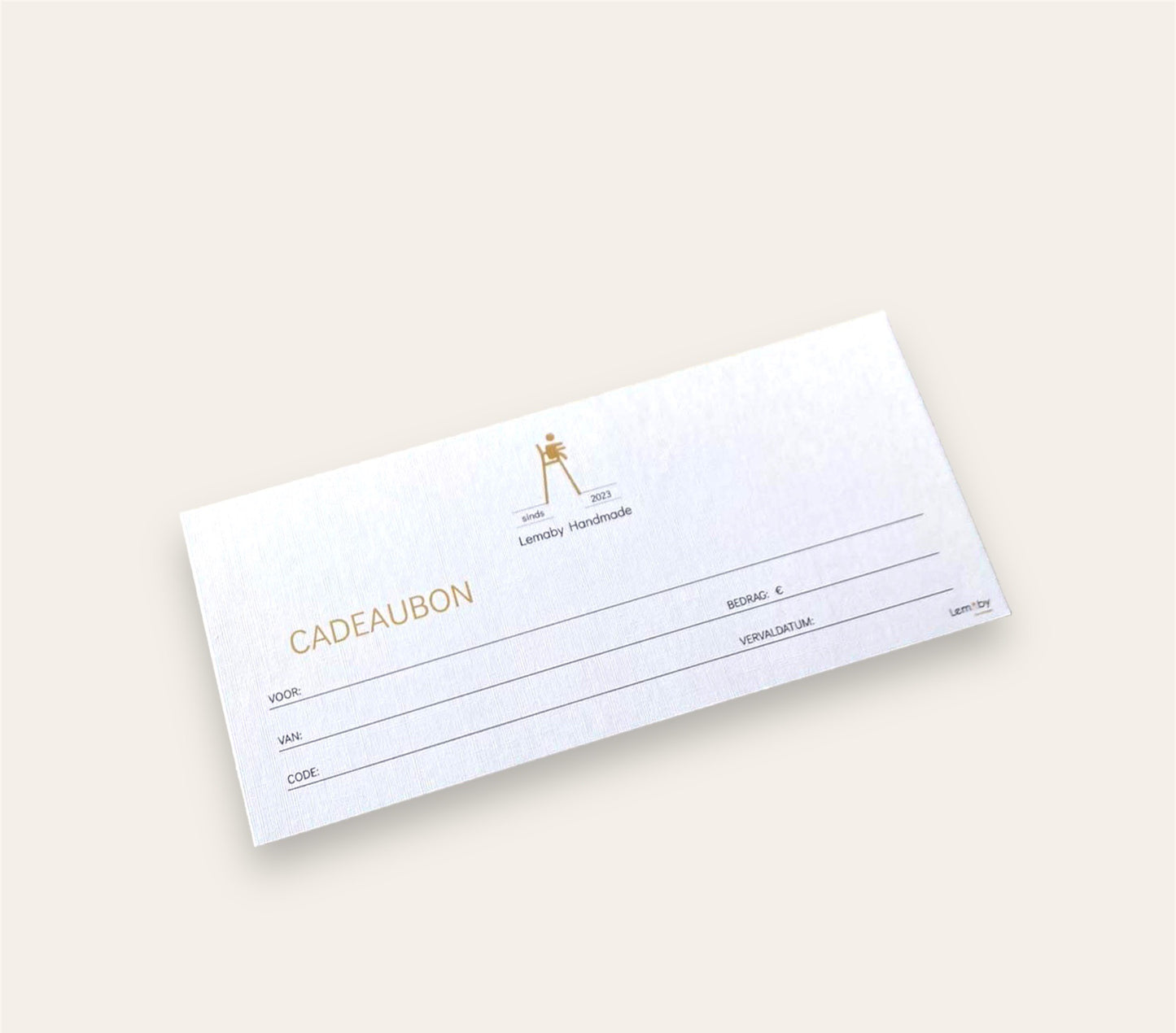 Lemaby Papieren Cadeaubon