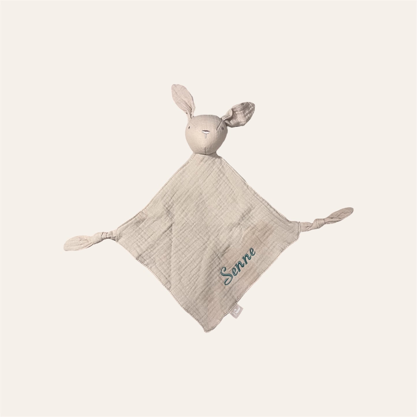 Knuffeldoekje 'Bunny' - Nougat