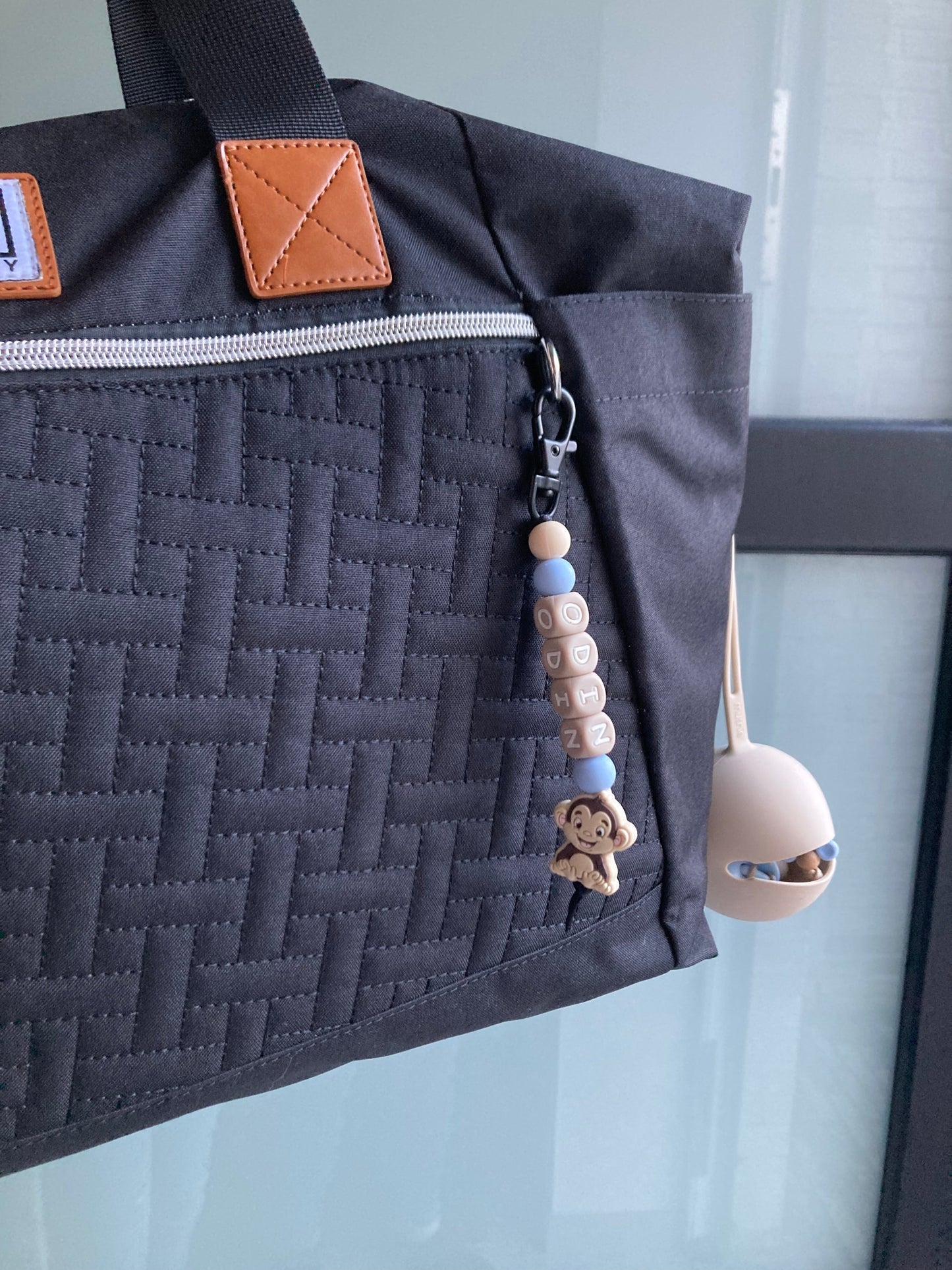 Tas-/Sleutelhanger kort - VALENTIJN op tas