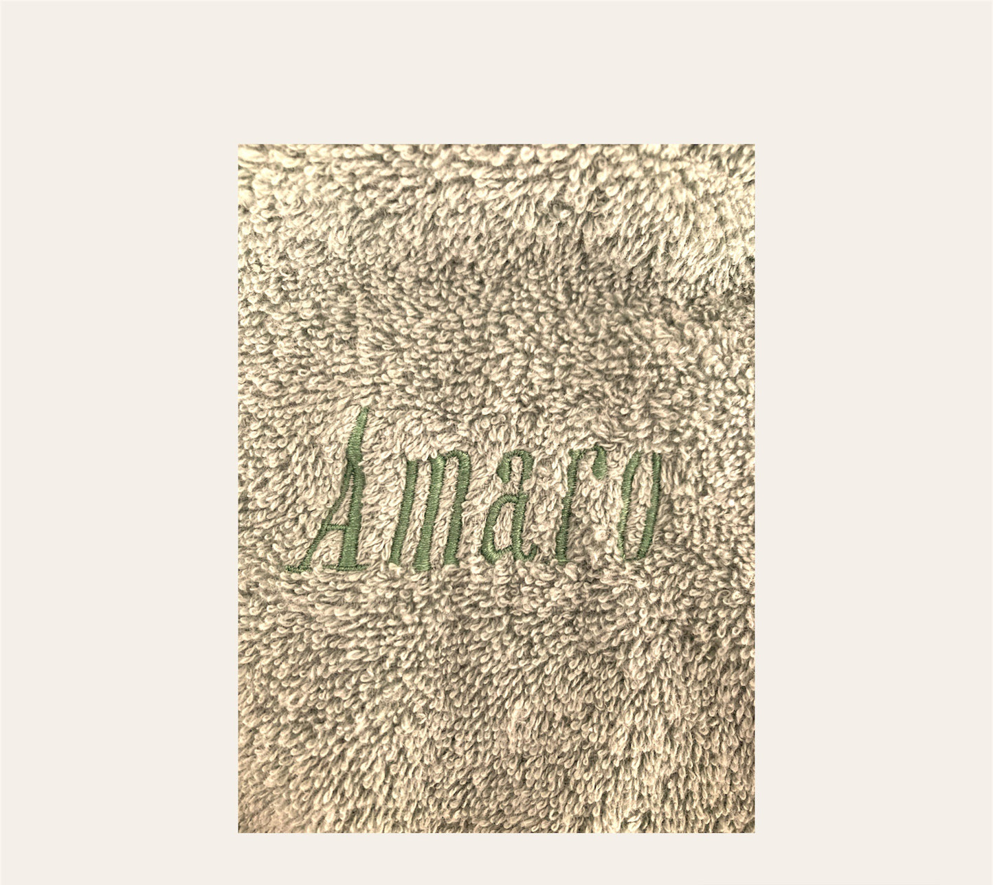 Slab Badstof - Groen | Met naam
