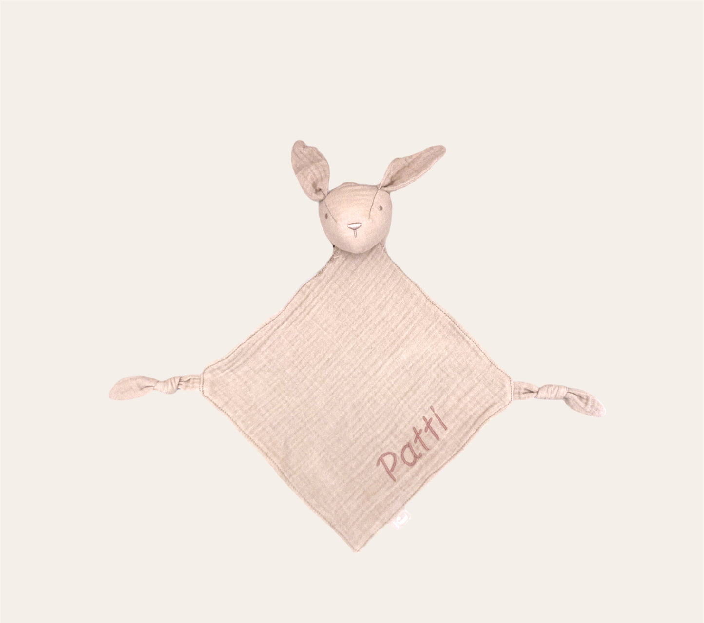 Knuffeldoekje 'Bunny' - Nougat