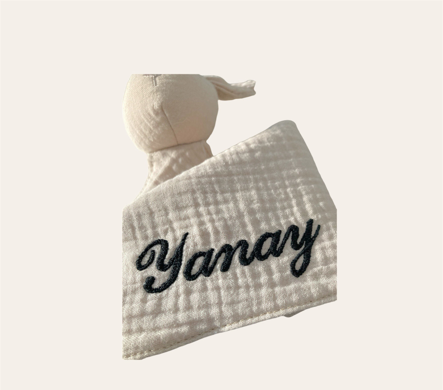 Knuffeldoekje 'Bunny' - Nougat